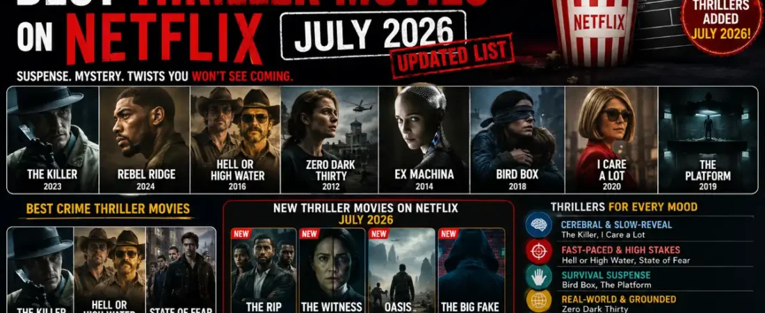 Best Thriller Movies on Netflix (July 2026 Updated List)