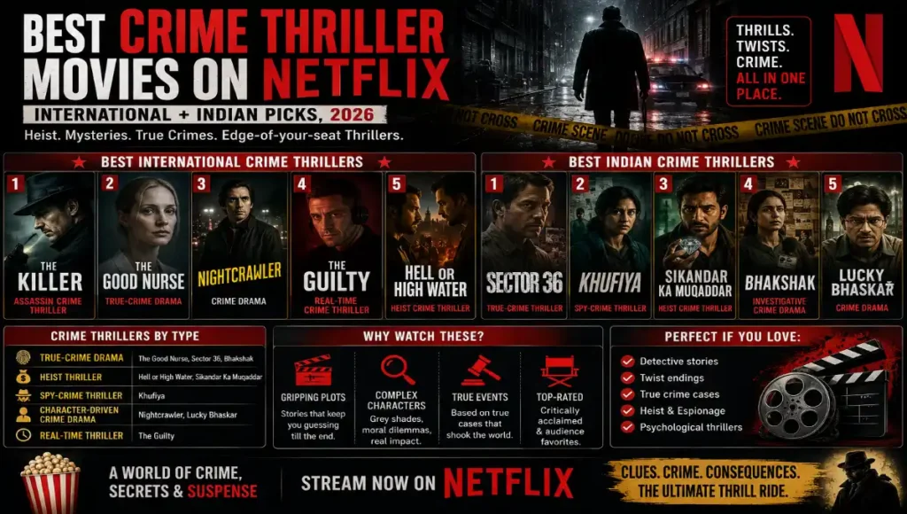 Best Crime Thriller Movies on Netflix