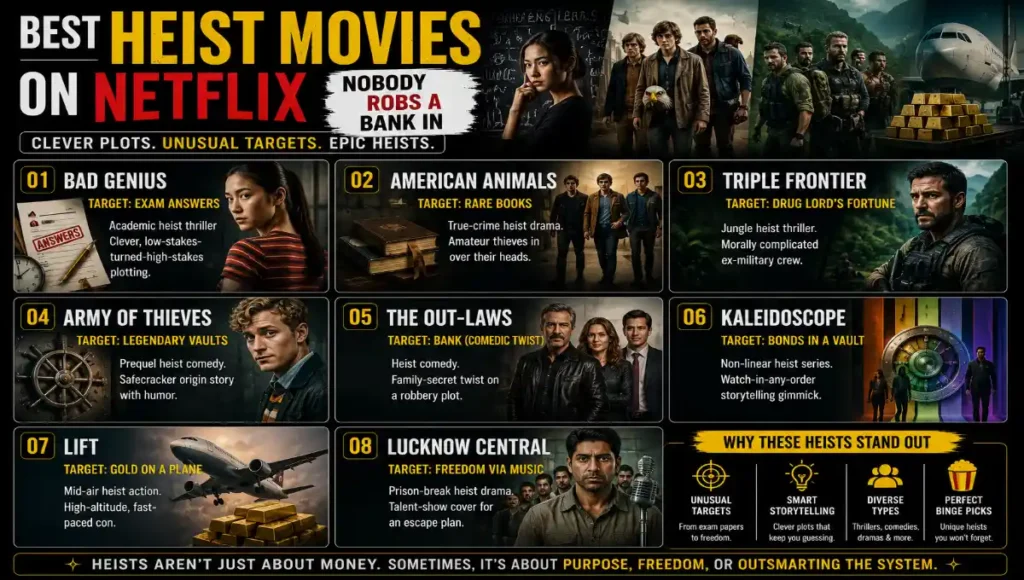 Best Heist Movies on Netflix
