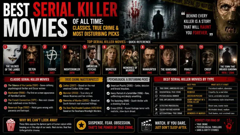Best Serial Killer Movies of All Time