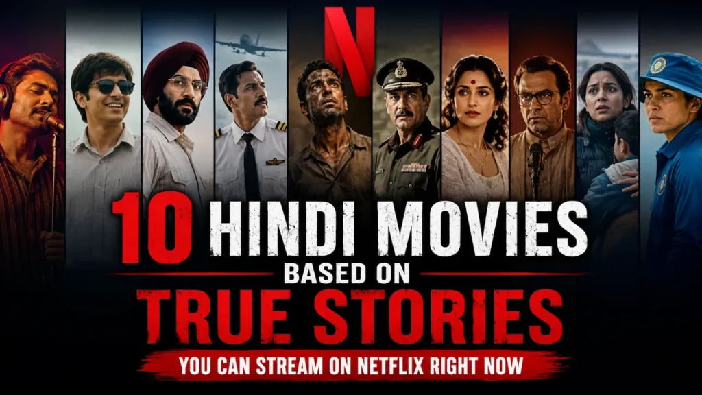 hindi movies based on true stories on netflix